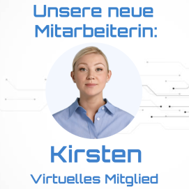 Unsere neue virtuelle Mitarbeiterin Kirsten