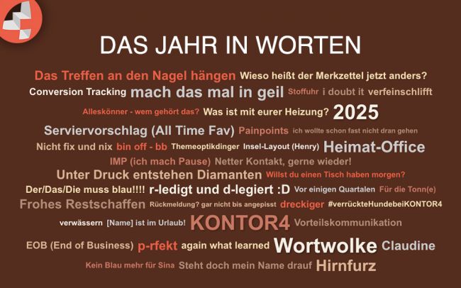 Das Jahr in Worten