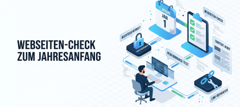 Website Check am Anfang des Jahres