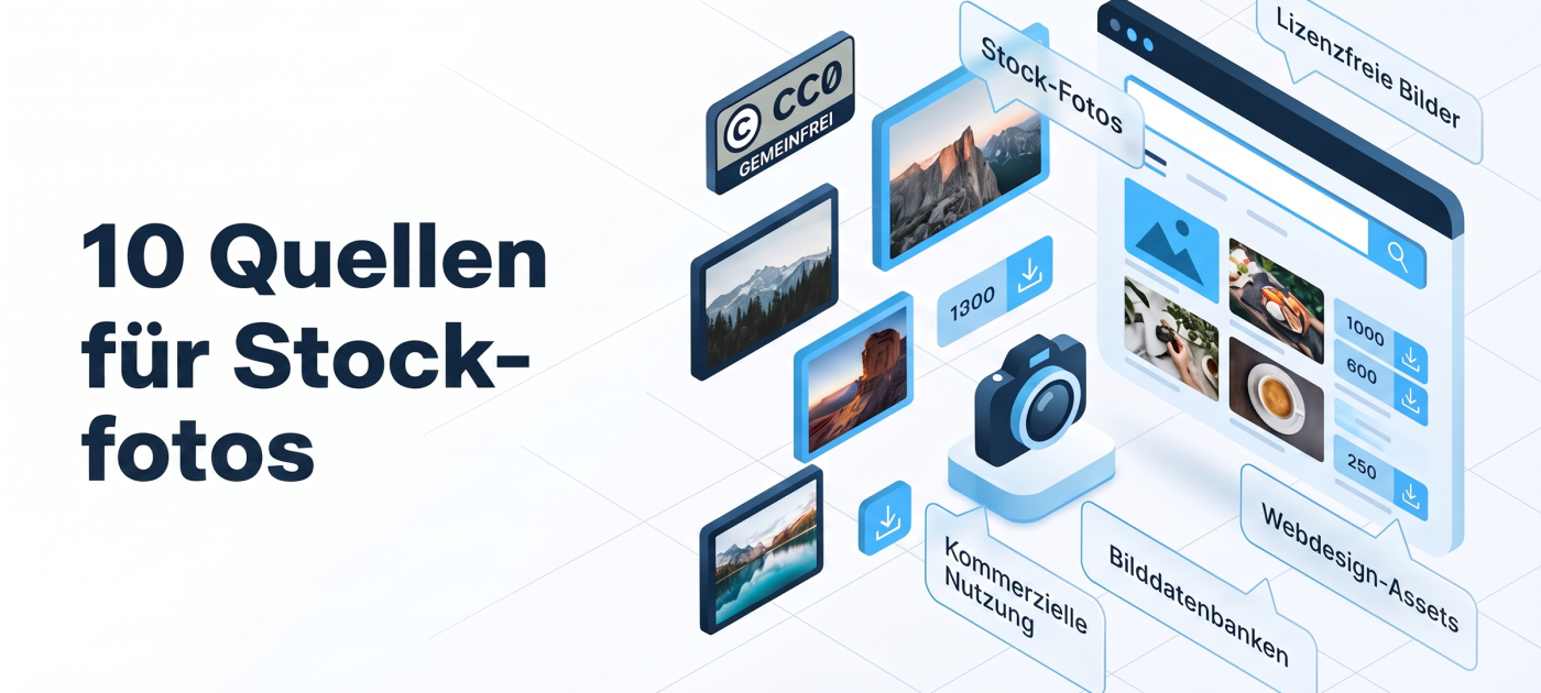 Quellen für frei-nutzbare Stock-Photos