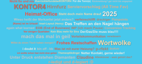 Das Jahr in Worten