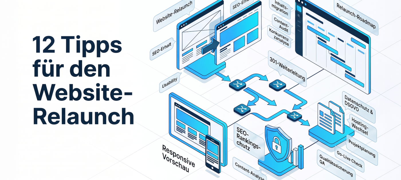 Auto alt und neu - Tipps für Ihren Website-Relaunch