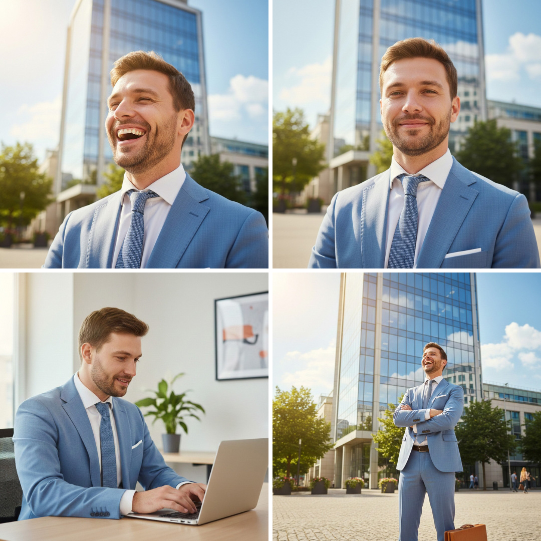 Business-Bilder mit unterschiedlichen Hintergründen